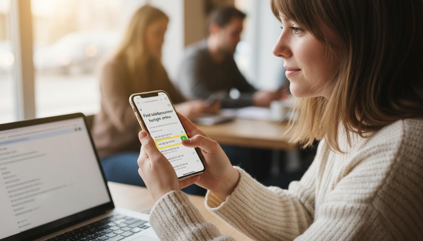 Finder hurtigt telefonnummer online
